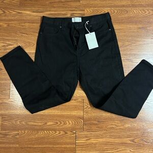 Everlane Black High-Rise Skinny Jeans